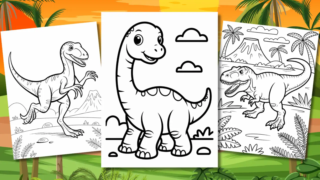 Dinosaur Coloring Pages
